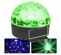 Max Magic Jelly DJ Ball - 6 x 1W LEDS, 82 faisceaux, stroboscope réglable, forte puissance éclairante, faible consommation, idéal pour des spectacles multicolores
