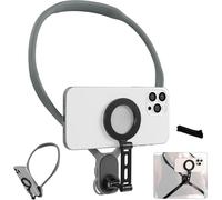 Max Magnetic Neck Holder For Phones, 360° Swivel Selfie Holder For Pov Vlog Phone, Magsafe Holder With Fixed Strap For Iphone 15 14 13 12 Android