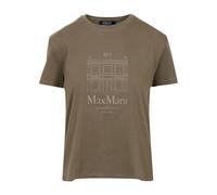 Max Mara - Bella Cotton T-Shirt - Femme - Tops - Vert - Taille: 36 FR