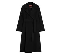 Max Mara - Belted Coat - Femme - Manteaux - Noir - Taille: 34 FR