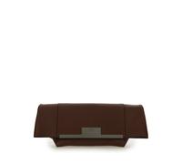 Max Mara - Clutch Clasp Medium - Femme - Sacs - Brun - Taille: ONE Size