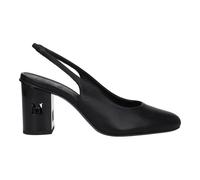 Max Mara - Damier Sling - Femme - Chaussures - Noir - Taille: 39 EU
