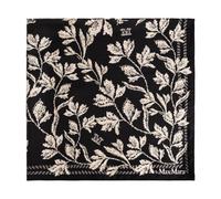 Max Mara, Femme, Accessoires, Noir, Taille: ONE Size Foulard oversize en soie imprimée