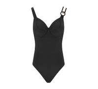 Max Mara, Femme, Maillots de bain, Noir, Taille: 40 FR Maillot de Bain Raffiné Corinna avec Anneau en Or