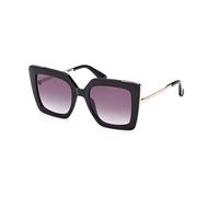 Max Mara Femme Max Mara MM0051 DESIGN4 01B Lunettes de soleil Injecté Noir Gris Cat Eye Normale Ombré