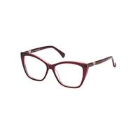 Max Mara Femme Max Mara MM5036 066 Montures optiques Acétate Rouge Carré Normale