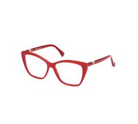Max Mara Femme Max Mara MM5036 66A Montures optiques Acétate Rouge Carré Normale