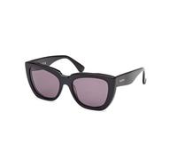 Max Mara Femme MM0090 GLIMPSE4 01A Lunettes de soleil Acétate Noir Fumée Cat Eye Normale