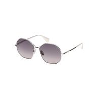 Max Mara Femme MM0168 MILLER 14B Lunettes de soleil Métal Gris Fumée Géométrique Normale
