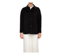 Max Mara - Giacca Camicia Extra - Femme - Vestes - Noir - Taille: 42 FR