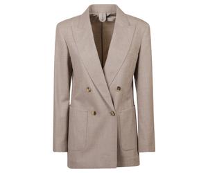 Max Mara - Harald Blazer - Femme - Vestes - Beige - Taille: 40 FR