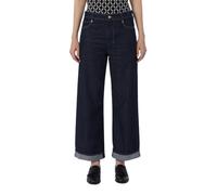 Max Mara - Jean 5 poches avec ourlet à revers profond - Femme - Jeans - Bleu - Taille: 40 FR