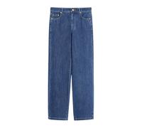 Max Mara - Jean Large Jambe en Denim - Femme - Jeans - Bleu - Taille: 36 FR