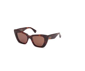Max Mara - Lunettes Authentiques Glimpse5 - Qualité Premium! - Femme - Accessoires - Brun - Taille: 50 MM