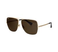 Max Mara Femme Max Mara MM0121 MENTON3 32N Lunettes de soleil Métal Or Vert Pilote Normale