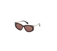 Max Mara - Lunettes de soleil en acétate - Femme - Accessoires - Brun - Taille: ONE Size