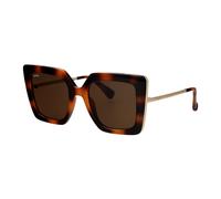 Max Mara - Lunettes de soleil - Femme - Accessoires - Brun - Taille: 52 MM