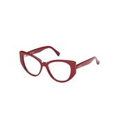 Max Mara - Mm5142 066 Optical Frame - Femme - Accessoires - Rouge - Taille: 52 MM