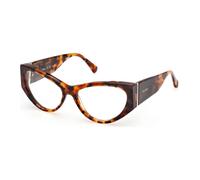 Max Mara - Monture Lunettes Havana Mm5174 - unisex - Accessoires - Brun - Taille: 55 MM