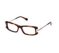 Max Mara - Monture rectangulaire Mm5224 - unisex - Accessoires - Brun - Taille: 52 MM
