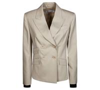 Max Mara - Mxsplacido Giacca DP Sancrata - Femme - Vestes - Beige - Taille: 38 FR