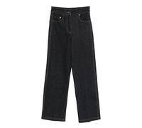 Max Mara - Pantalon en jersey effet denim - Femme - Jeans - Bleu - Taille: 36 FR