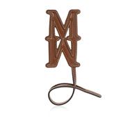 Max Mara - Pendentif avec logo - Femme - Sacs - Brun - Taille: ONE Size