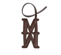 Max Mara - Pendentif en cuir 'Mmcharm' - Femme - Sacs - Brun - Taille: ONE Size