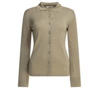 Max Mara Pure cardigan femme beige en soie et cachemire - L