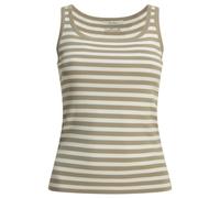 Max Mara Pure débardeur femme beige rayé en maille de viscose - XS