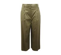 Max Mara - Ribera Cropped Pantalons - Femme - Pantalons - Vert - Taille: 38 FR