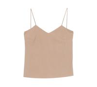 Max Mara - Silk Canvas Top - Femme - Tops - Beige - Taille: 40 FR