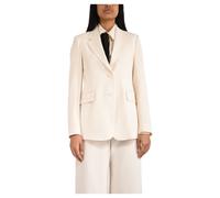 Max Mara Studio - Blazer - Femme - Vestes - Blanc - Taille: 38 FR