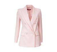 Max Mara Studio - Blazer sfiancato - Femme - Vestes - Rose - Taille: 38 FR