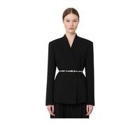 Max Mara Studio - Cady Jacket - Femme - Vestes - Noir - Taille: 42 FR