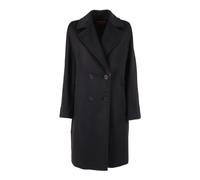 Max Mara Studio - Cappotto Agenda - Femme - Manteaux - Noir - Taille: 34 FR