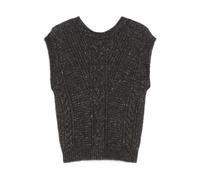 Max Mara Studio - Gilet Taffy - Femme - Vestes - Gris - Taille: 38 FR