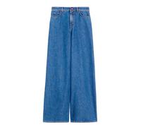 Max Mara Studio - Jean Droit Cinq Poches - Femme - Jeans - Bleu - Taille: 40 FR