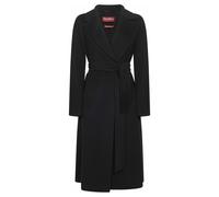 Max Mara Studio - Manteau Noir Laine Soie Cachemire - Femme - Manteaux - Noir - Taille: 36 FR