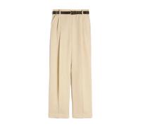 Max Mara Studio - Mstsumero Pants - Femme - Pantalons - Beige - Taille: 40 FR