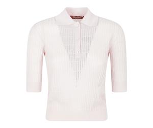 Max Mara Studio - Polo Gallo - Femme - Pulls - Rose - Taille: 40 FR