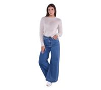 Max Mara Studio - Pull col rond en mohair mélangé - Femme - Pulls - Beige - Taille: 36 FR