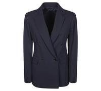 Max Mara Studio - Riviera Giacca DP Puntomi - Femme - Vestes - Bleu - Taille: 40 FR