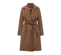 Max Mara Studio - Wool Drap Wrap Coat - Femme - Manteaux - Brun - Taille: 32 FR