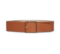 Max Mara - Wide Leather Belt - Femme - Accessoires - Brun - Taille: S