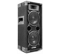 Max26 Enceinte Sono Passive, Puissance de 600 Watts, Woofer 2 x 6 Pouces, Son Clair, Facile à Transporter avec Les Poignées Intégrées, Idéales pour Les DJ Mobiles et Vos Soirées à la Maison