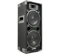 MAX MAX28 - Enceinte disco, puissance de 800 Watts, 2x 8 pouces, idéale pour les soirées disco, les karaokés, les fêtes Noir G