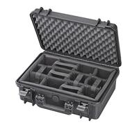 Max MAX430CAM IP67 Étanche Durable Équipement de photographie avec étui en plastique rigide rembourré Séparateurs/Flight Case/Boîte à outils