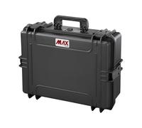 Max MAX505.079 Valise étanche Noir | Coque étanche IP67 avec protection contre la poussière et les chocs, intérieur vide pour la photographie