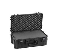 MAX! Étui de transport MAX520S – étanche IP67, plastique rigide, mousse prédécoupée – Noire